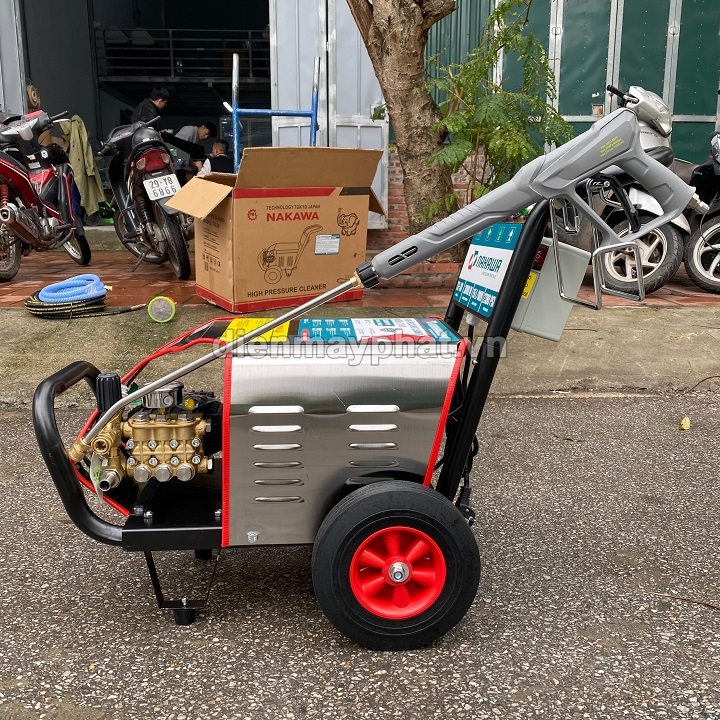 Máy phun áp lực cao công nghiệp Nakawa TX-30 3KW piston sứ