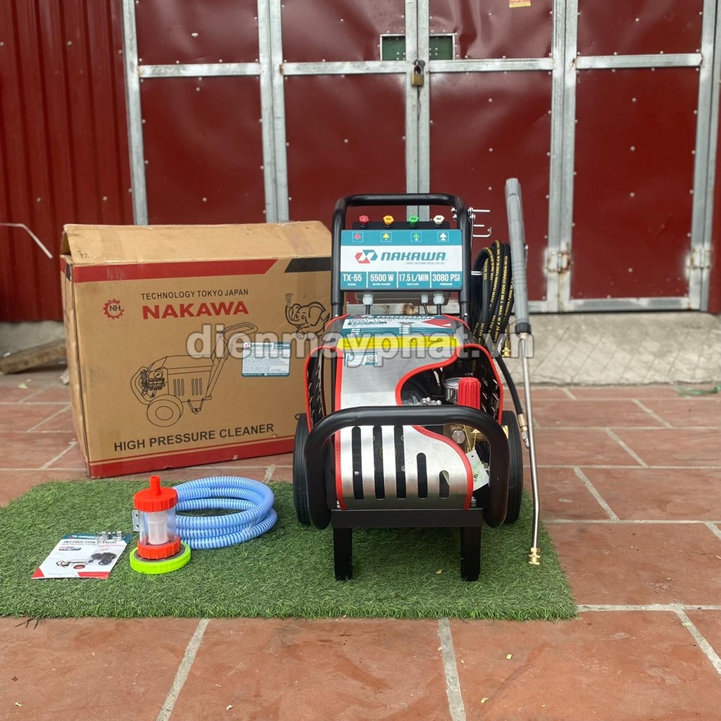 Máy rửa xe cao áp 5.5KW NAKAWA TX-55 piston sứ