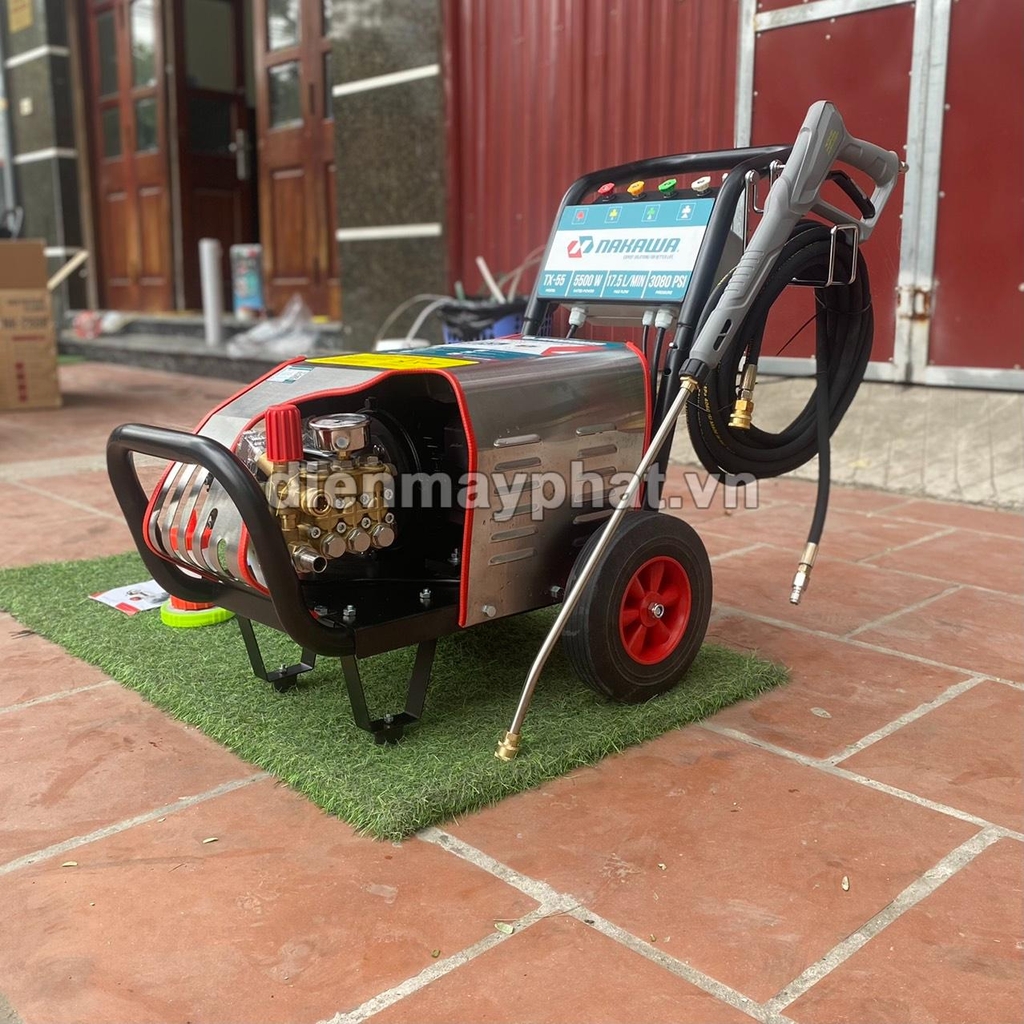 Máy rửa xe cao áp 5.5KW NAKAWA TX-55 piston sứ