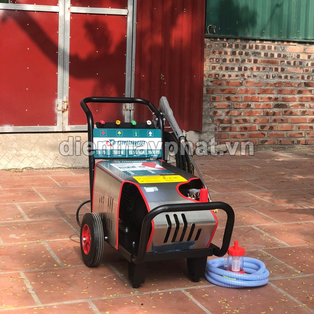 Máy rửa xe cao áp NAKAWA 7.5KW 3500 PSI 3 pha TX-75 (piston sứ)