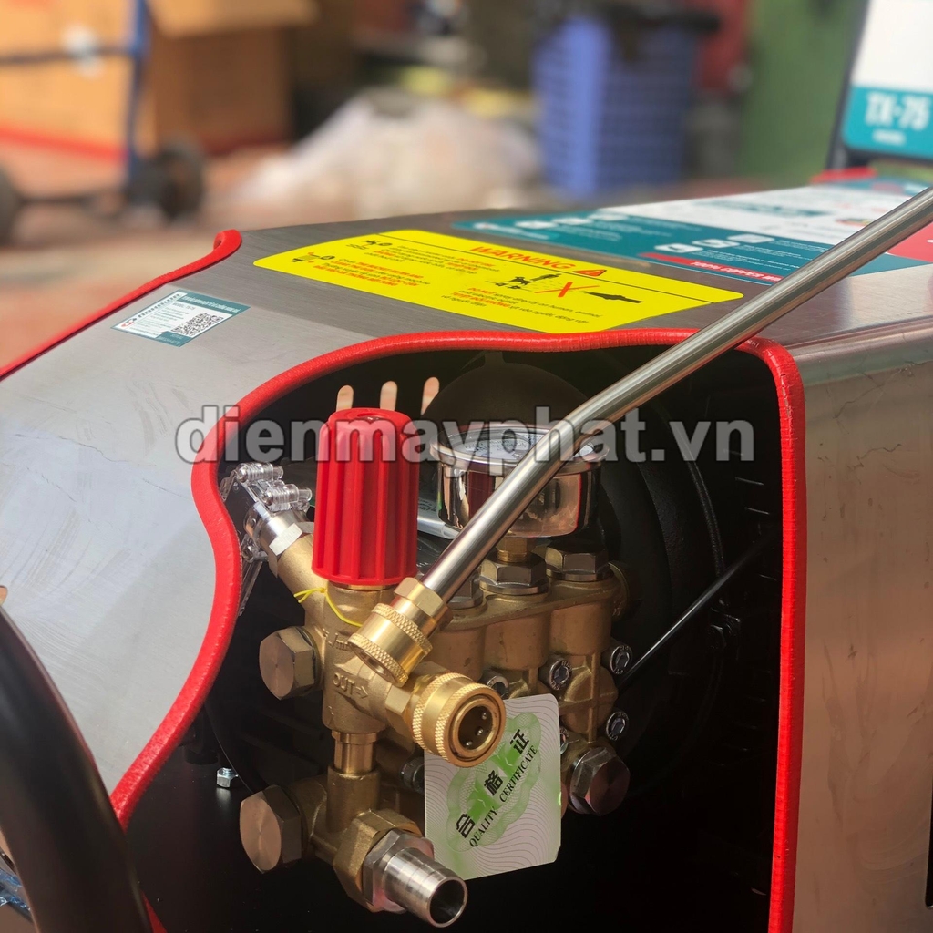 Máy rửa xe cao áp NAKAWA 7.5KW 3500 PSI 3 pha TX-75 (piston sứ)