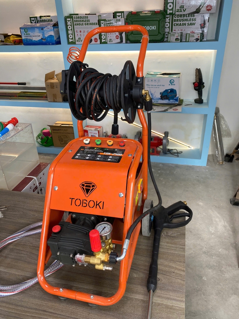 Máy Rửa Xe Cao Áp 2.5KW Toboki TOK2500