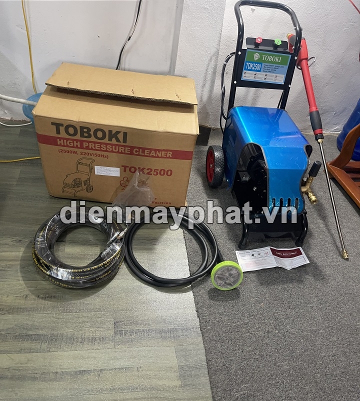 Máy Rửa Xe Cao Áp Toboki 2.5KW TOK2500