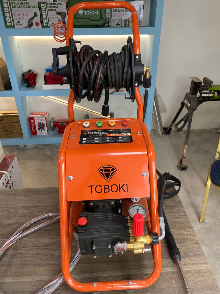 Máy Rửa Xe Cao Áp 2.5KW Toboki TOK2500