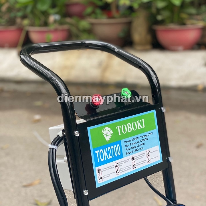 Máy Rửa Xe Cao Áp Toboki 2.7Kw TOK2700