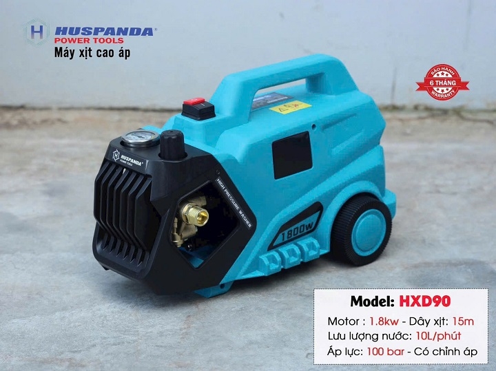 Máy rửa xe gia đình HUSPANDA 1800W HXD90