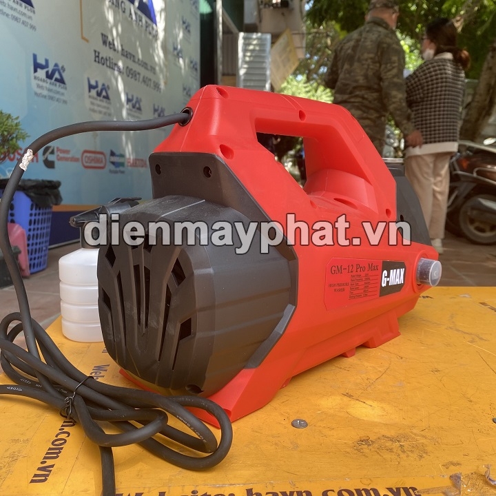 Máy rửa xe áp lực cao GMAX 2380W GM12 Pro