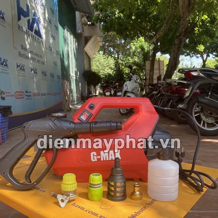 Máy rửa xe áp lực cao GMAX 2380W GM12 Pro