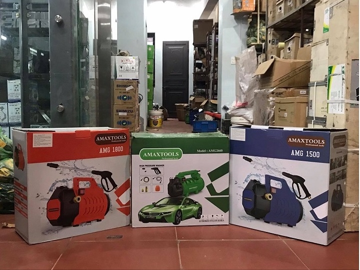 Máy rửa xe mini gia đình 1500W AMAX AMG1500