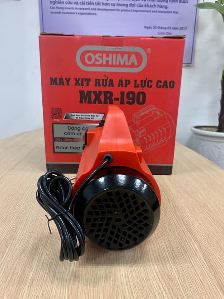Máy Rửa Xe Mini Gia Đình Oshima 2500W MXR190