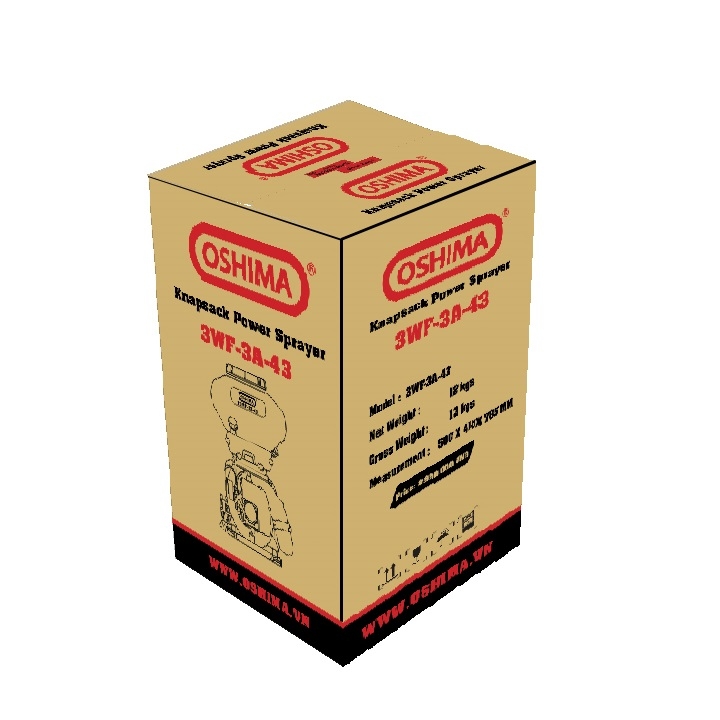 Máy sạ lúa 2 thì 26L Oshima 3WF-3A-43