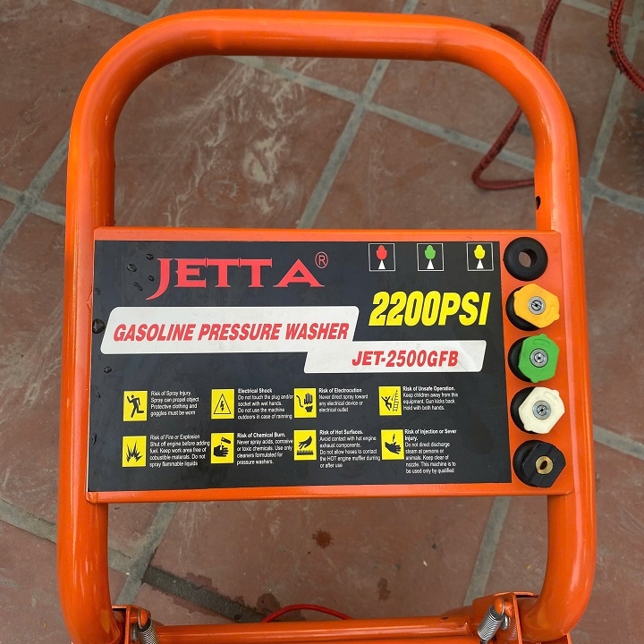 Máy xịt rửa cao áp chạy xăng JETTA 6.5HP JET-2500GFB