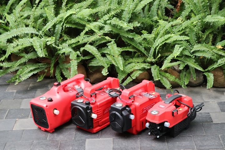 Máy xịt rửa Oshima MXR-1215-C7 2.8kW Đỏ Điện 1 pha