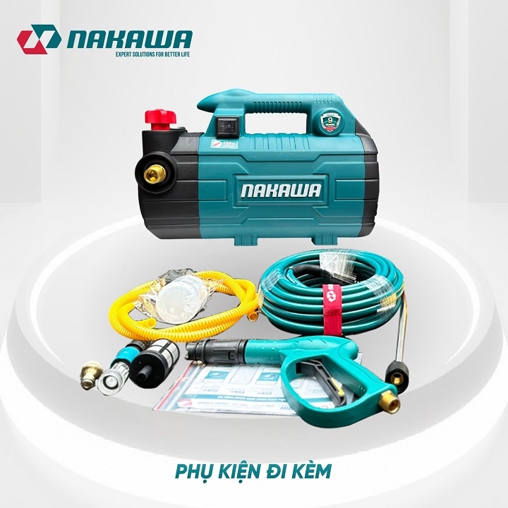 Máy xịt rửa xe 2900W NAKAWA NK-CW29A có chỉnh áp