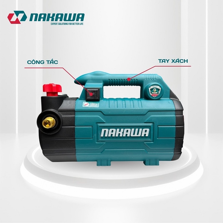 Máy xịt rửa xe 2900W NAKAWA NK-CW29A có chỉnh áp