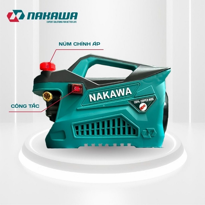 Máy xịt rửa xe 3200W NAKAWA NK-CW32A có chỉnh áp