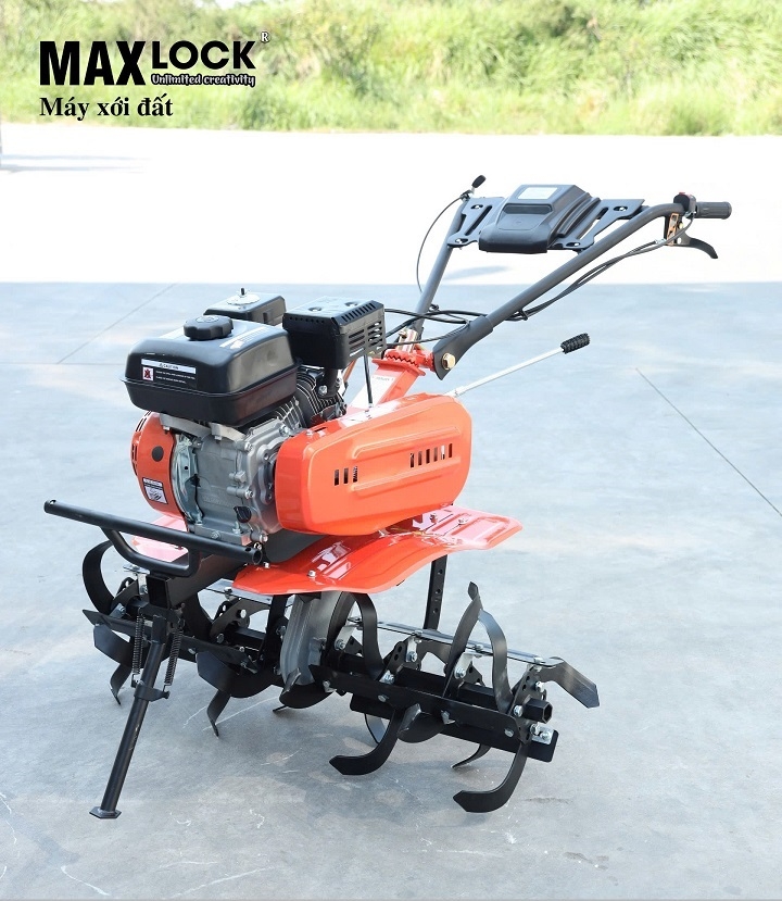 Máy xới đất chạy dầu MAXLOCK 5.5HP MK173 có chuyển hướng