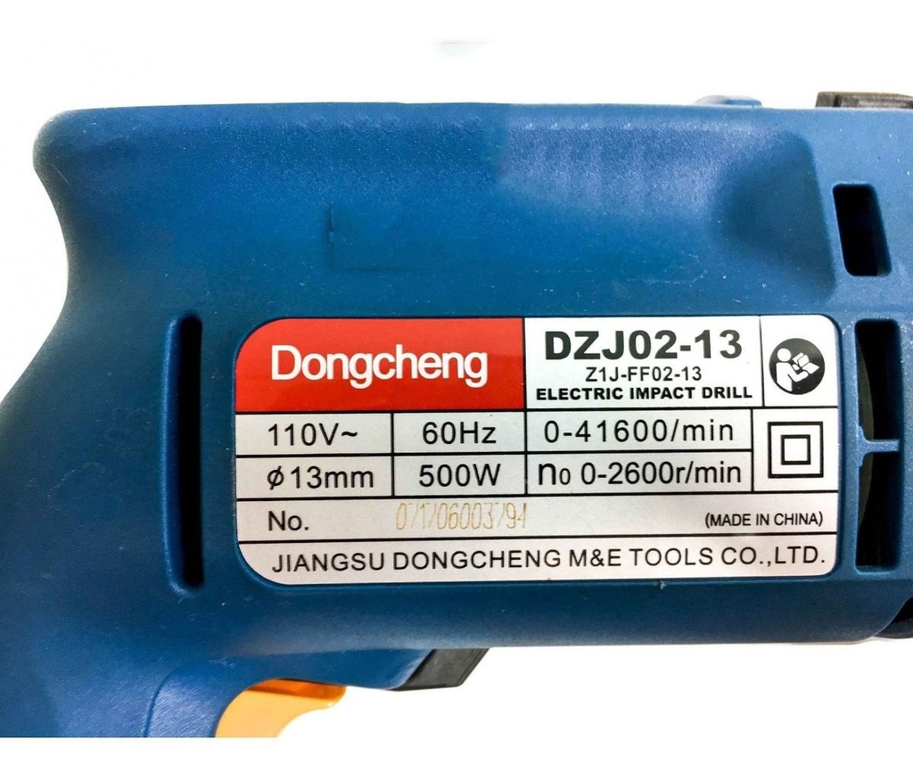 Máy khoan nửa thân nhựa DONGCHENG DZJ02-13 500W