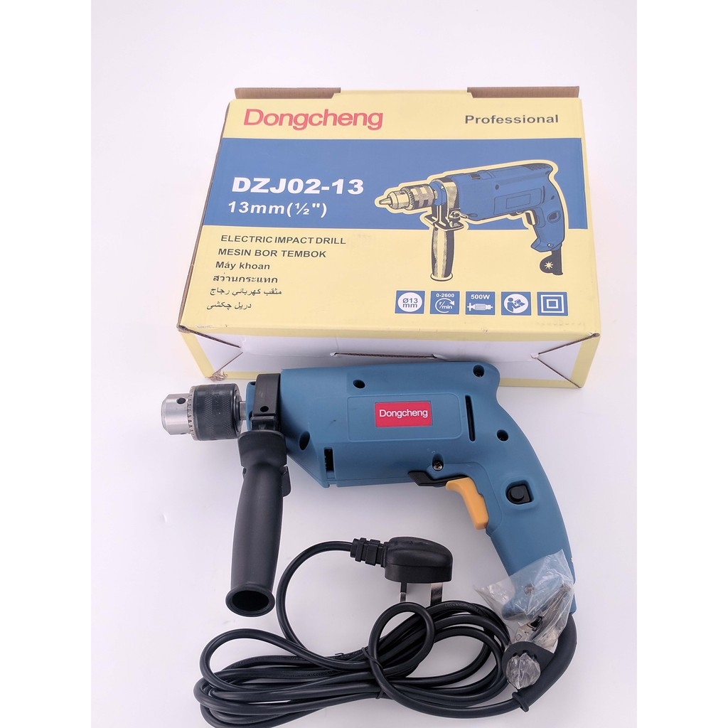 Máy khoan nửa thân nhựa DONGCHENG DZJ02-13 500W