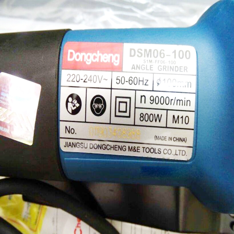 Máy mài góc Dongcheng 800W DSM06-100