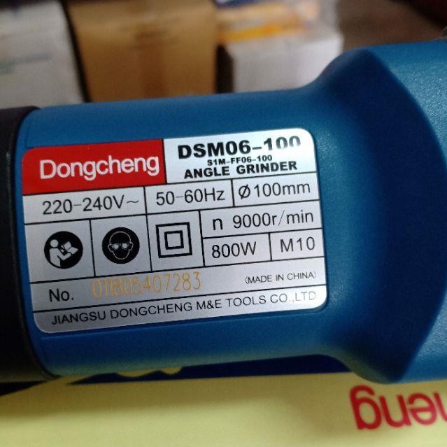 Máy mài góc Dongcheng 800W DSM06-100