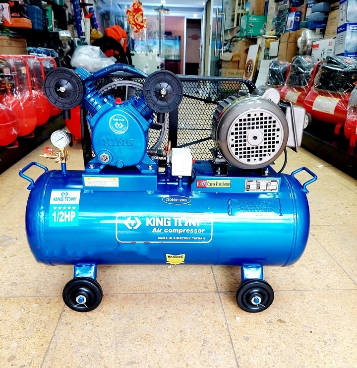 Máy Nén Khí Dây Đai Kingtony 1/2HP 62L KTC-62