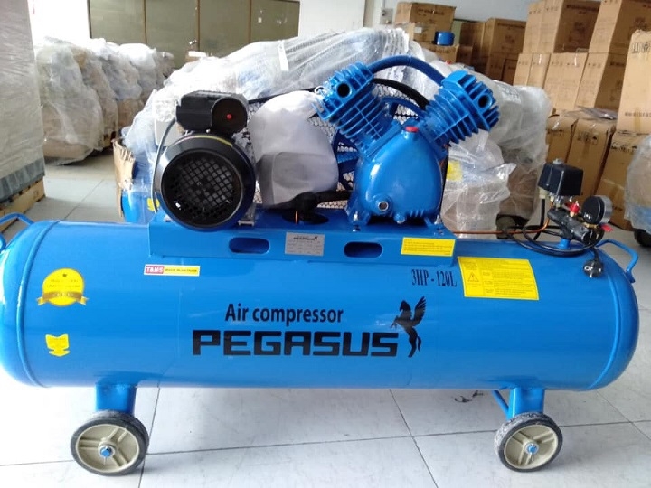 Máy Nén Khí Dây Đai Pegasus 3HP 120L TM-V-0.25/12.5-120L