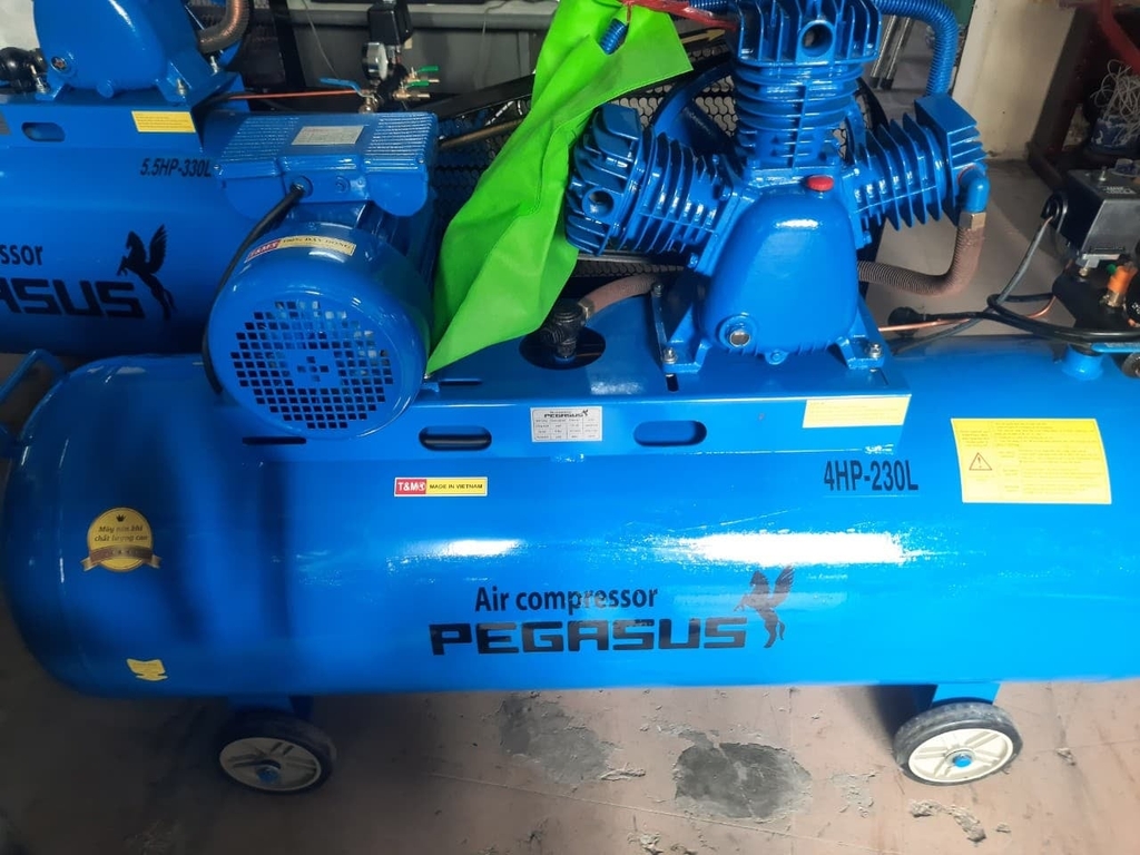 Máy Nén Khí Dây Đai Pegasus 4HP 230L TM-W-0.36/8-230L
