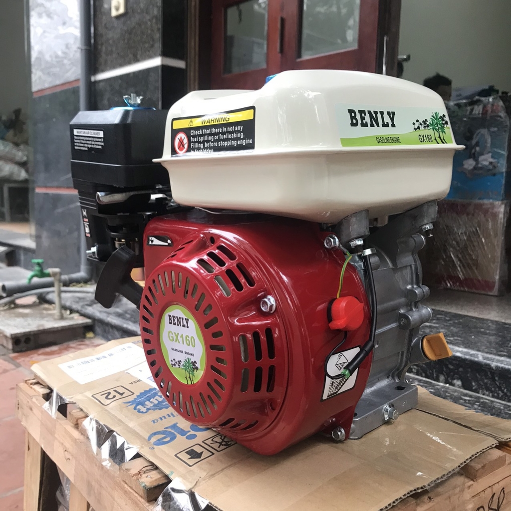 Máy nổ chạy xăng BENLY 5.5HP tua nhanh GX160