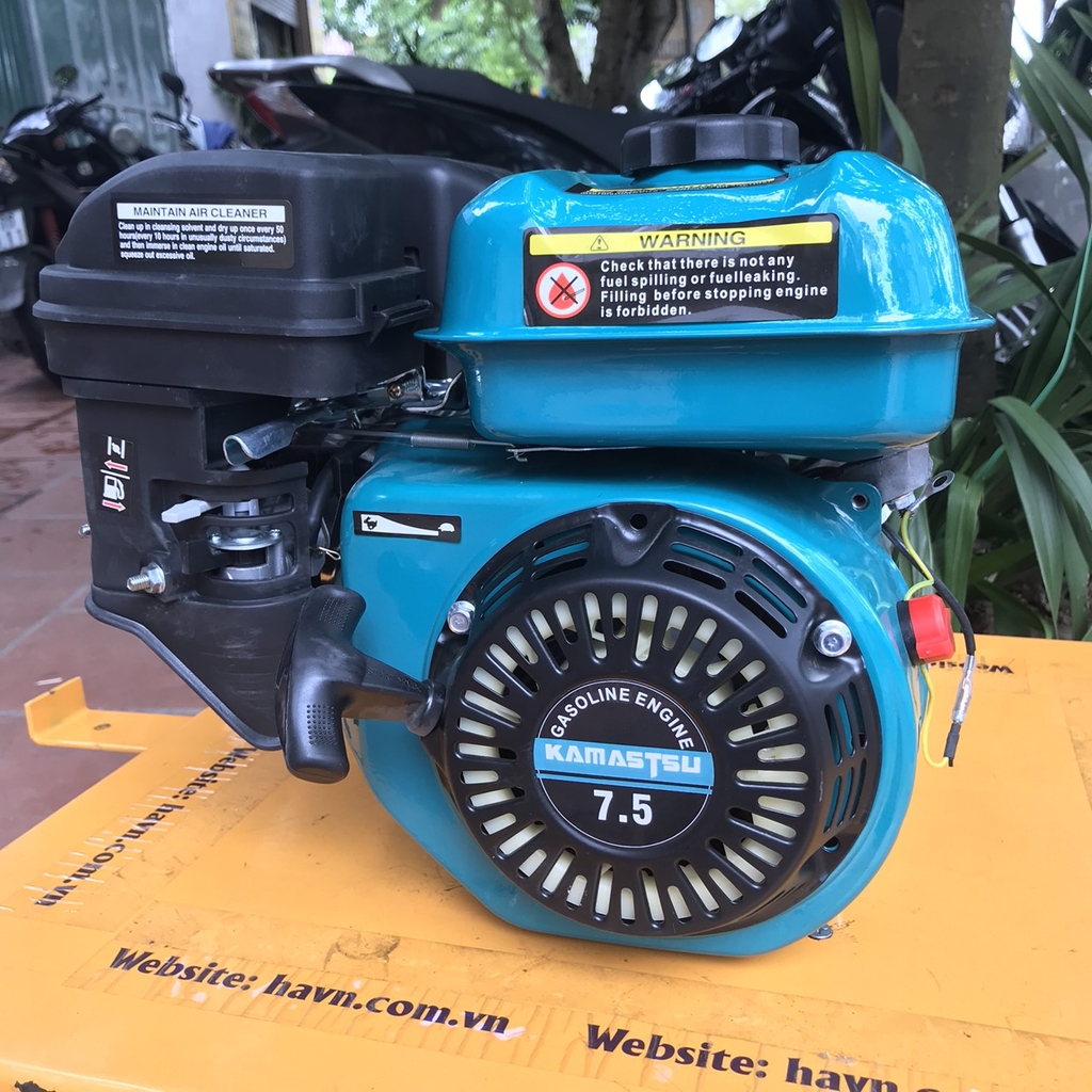 Máy nổ chạy xăng KAMASTSU 7.5HP tua chậm GX230