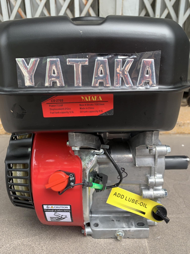 Máy nổ chạy xăng YATAKA 7.5HP tua nhanh CS-270S