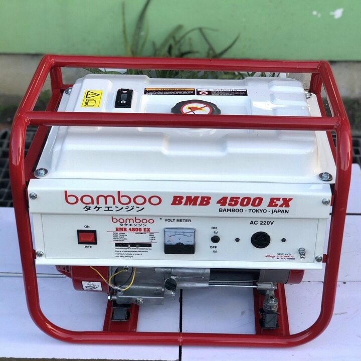 Máy Phát Điện Chạy Xăng Bamboo 3.5Kw BMB 4500EX Đề