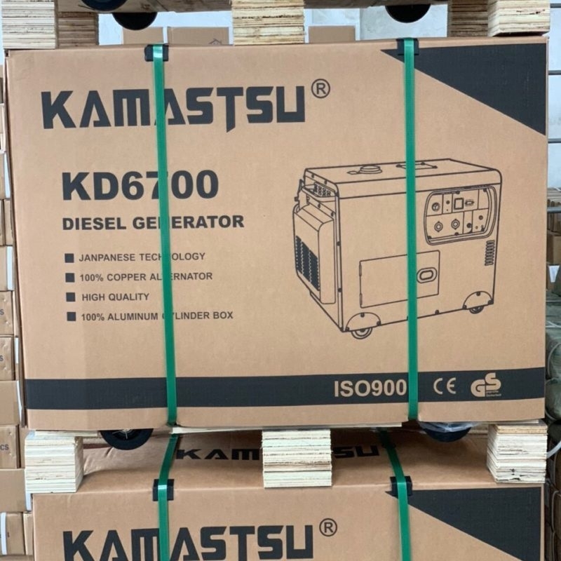 Máy phát điện chạy dầu KAMASTSU 5KW KD6700