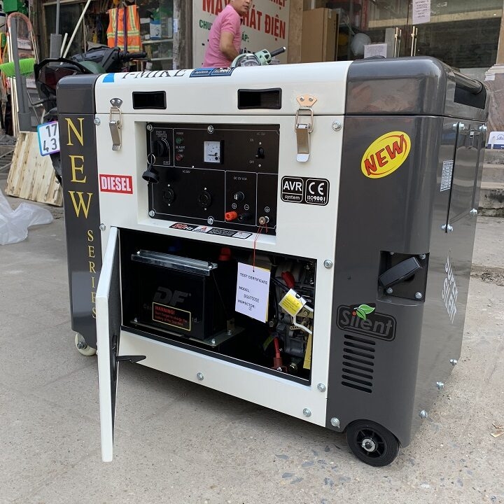 Máy Phát Điện Chạy Dầu I-Mike 7Kw DG9800SE Mở Nắp Trên