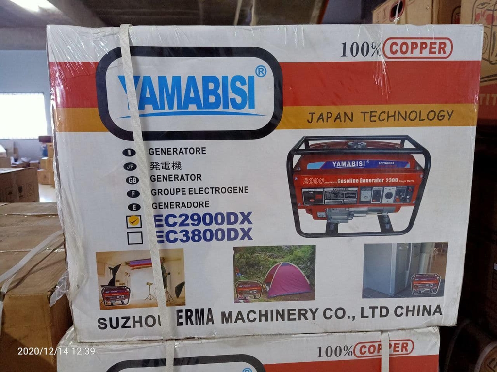 Máy Phát Điện Chạy Xăng Yamabisi 2Kw EC2900DX