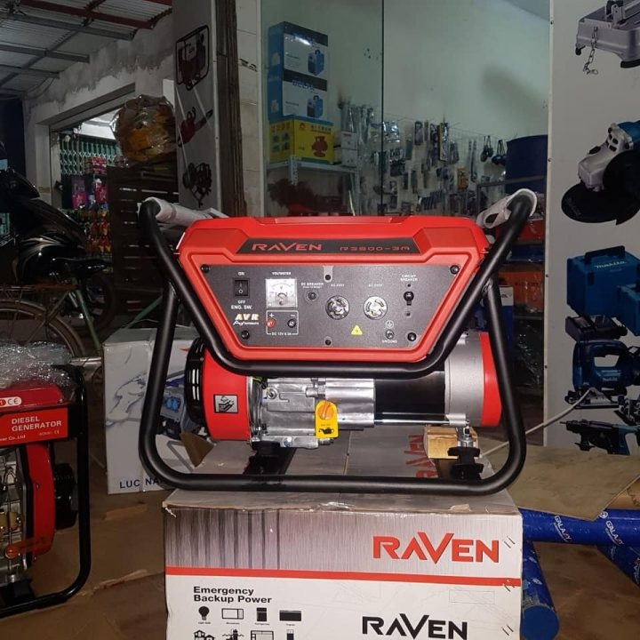 Máy Phát Điện Chạy Xăng Raven 3Kw R3800-3A