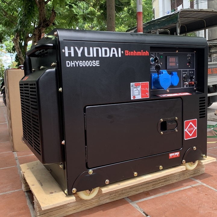 Máy phát điện chạy dầu diesel HUYNDAI 5KW DHY6000SE