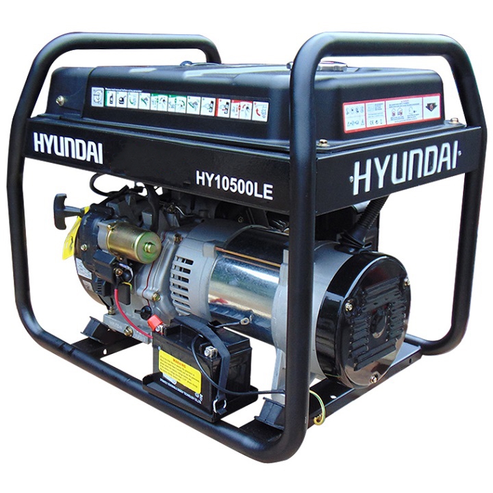 Máy Phát Điện Chạy Xăng Hyundai 7.5KVA-8.2KVA HY10500LE