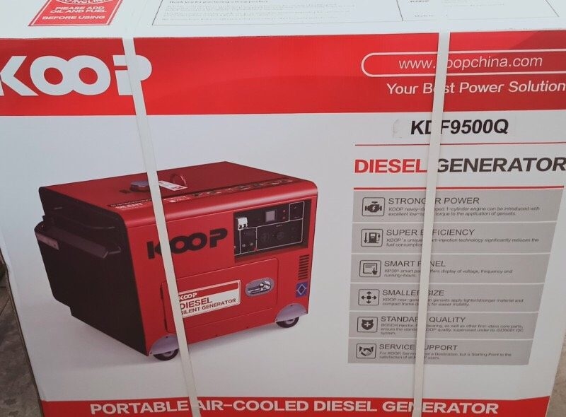 Máy phát điện chạy dầu KOOP 7KW KDF9500Q