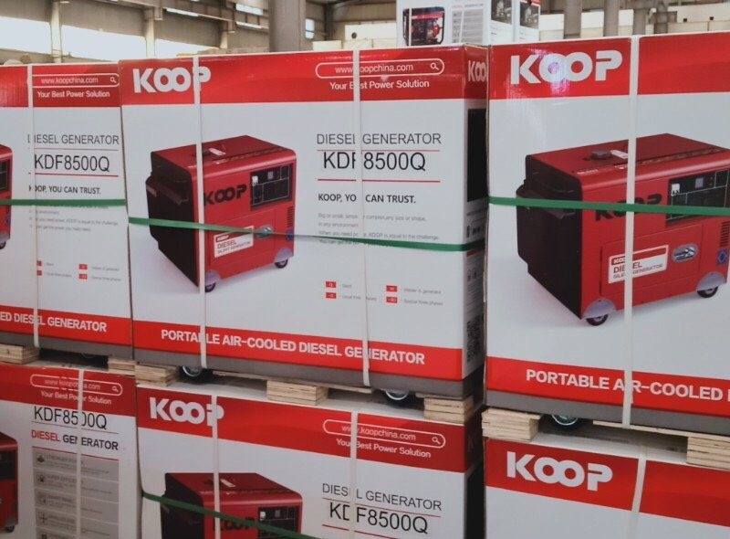 Máy phát điện chạy dầu KOOP 7KW KDF9500Q