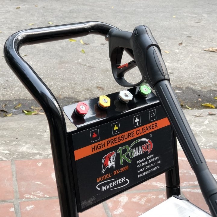 Máy Rửa Xe Cao Áp Romano 3Kw RX-3000