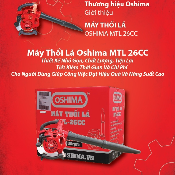 Máy Thổi Lá Oshima 700W MTL 26CC