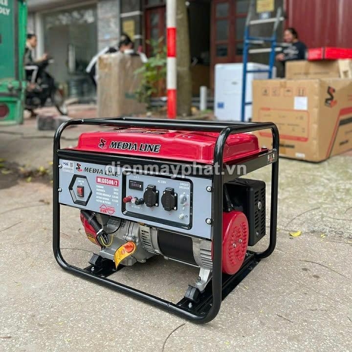 Máy phát điện chạy xăng 6KW Media Line MLG6500/2