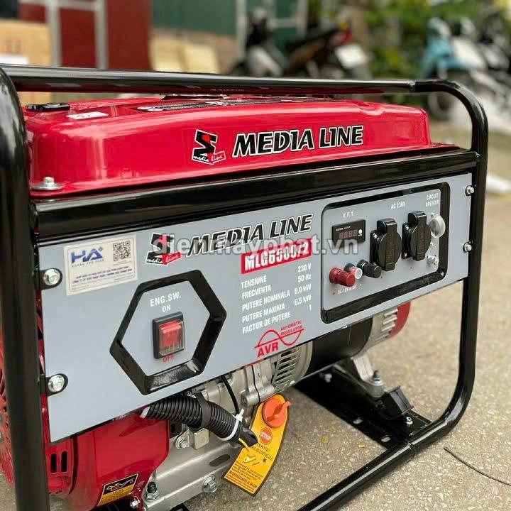 Máy phát điện chạy xăng 6KW Media Line MLG6500/2