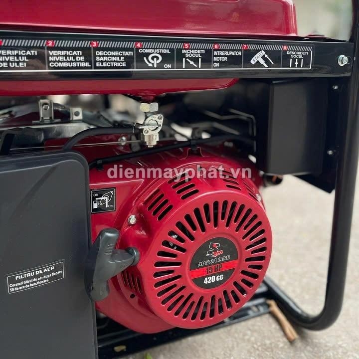 Máy phát điện chạy xăng 6KW Media Line MLG6500/2