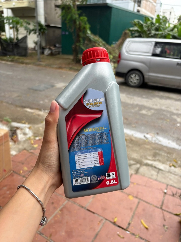 Nhớt 4 thì Morrison USA dùng cho động cơ 4 thì loại 0.8 lít