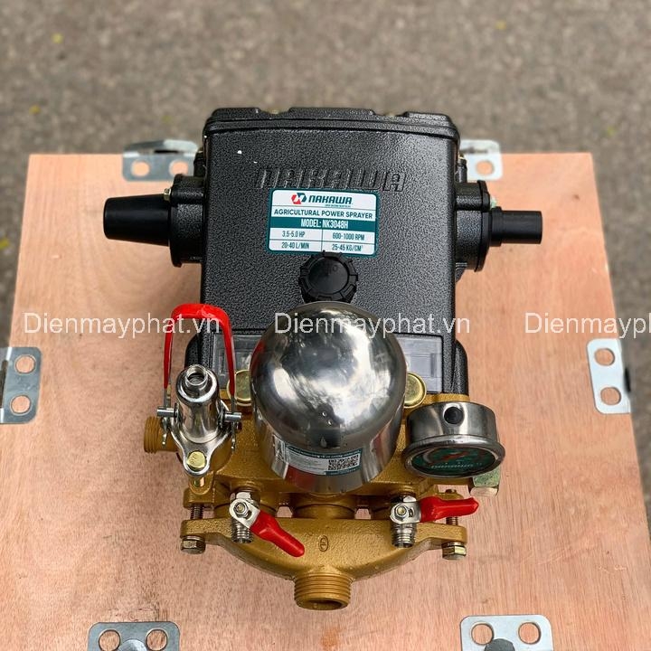 Đầu Phun Thuốc Trừ Sâu Áp Lực Cao NAKAWA 5HP NK-3048
