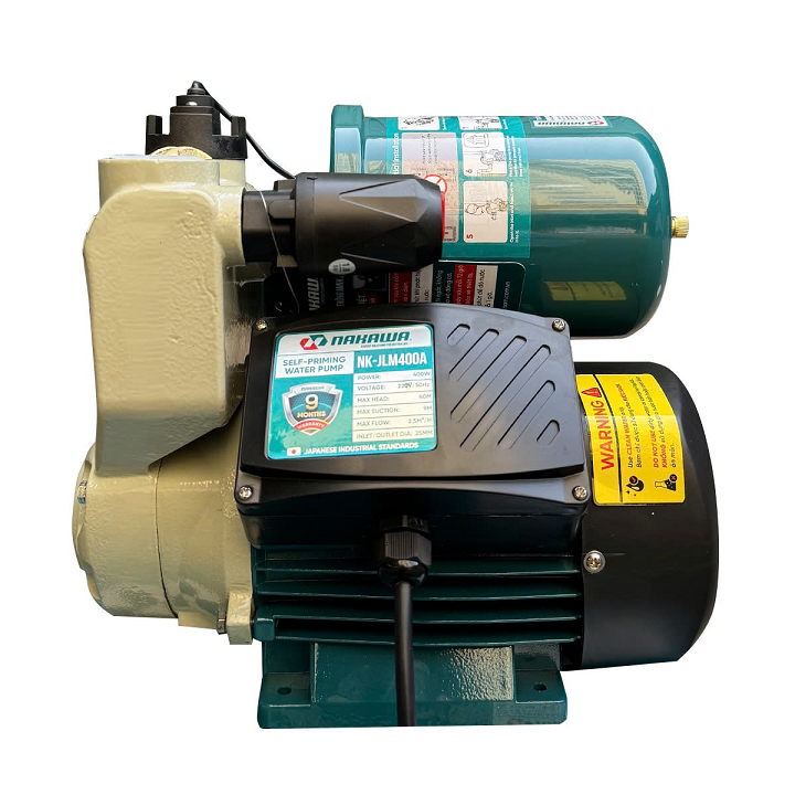 Máy bơm nước tăng áp tự động giếng Nhật NAKAWA JLM-400A 400W