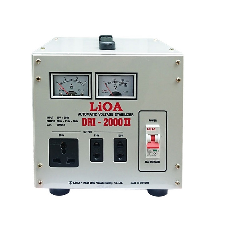 Ổn áp 1 pha Lioa 2KVA DRI-2000 II