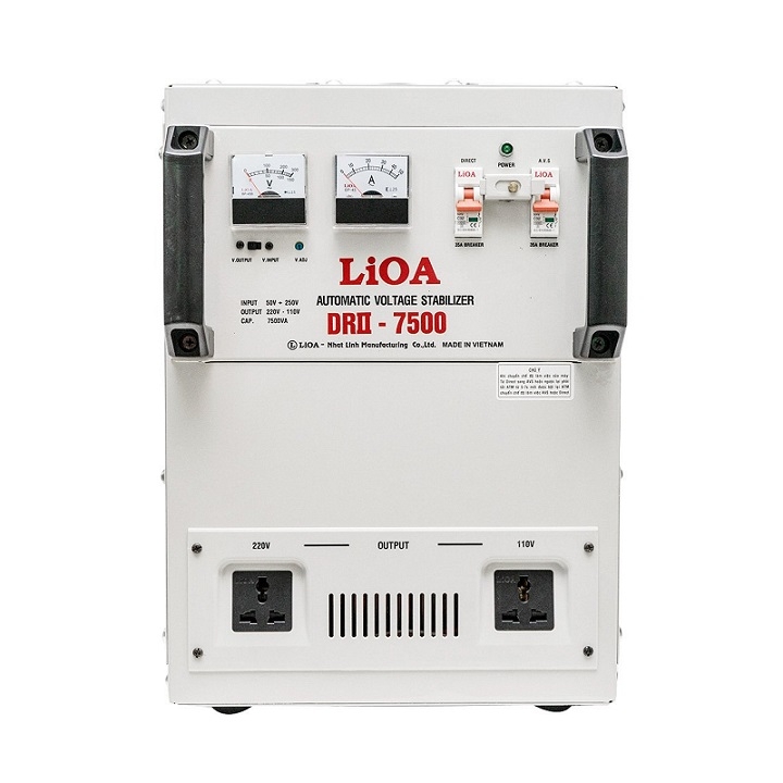 Ổn áp 1 pha Lioa 7.5KVA DRII 7500 II